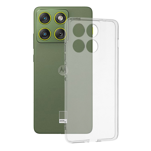 Motorola Edge 70 Transparent Techsuit Clear Silicone tok