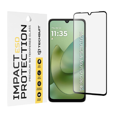 Motorola Moto G06 Fekete Techsuit - ESD Glass üvegfólia