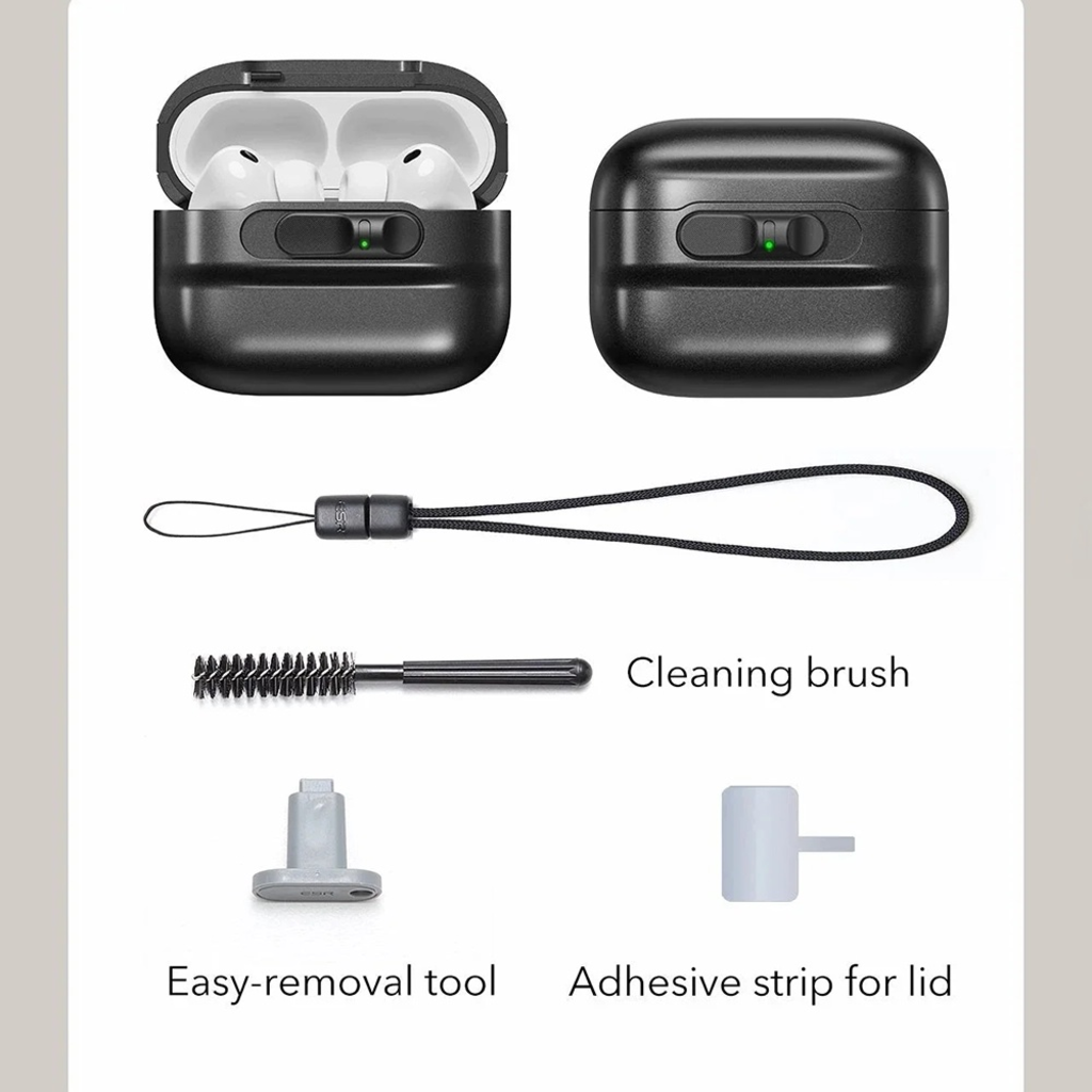 Apple AirPods Pro 3 Titánium ESR Pulse Magnetic FlickLock tok - 7