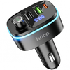 Hoco E62 Fast Bluetooth FM Transmitter és Autós Töltő, Fekete - 0. kép