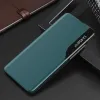 Eco Leather View Case intelligens fliptok Samsung M51 zöld - 0. kép