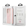Samsung S21+ Plus Guess GUHCS21MLSVSPI Silikónové Vintage puzdro ružové - 1. kép