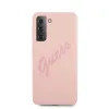 Samsung S21+ Plus Guess GUHCS21MLSVSPI Silikónové Vintage puzdro ružové - 2. kép