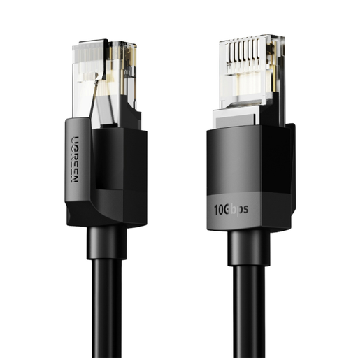 Ugreen Cat6A UTP Ethernet Kábel 1m - Fekete