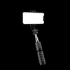 Mini Selfie Stick (Q11) - Stabil Állvány Bluetooth Távirányítóval, 360 Fokos Forgathatóság, Rozsdamentes Acél, 74cm - Fekete Techsuit - 1. kép