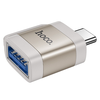 Adapter OTG USB-C - USB-A Hoco 3A UA31C szürke - 0. kép