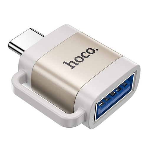 Adapter OTG USB-C - USB-A Hoco 3A UA31C szürke