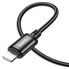 Lightning USB kábel Hoco 2,4A 3 m fekete - 1. kép