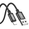 Lightning USB kábel Hoco 2,4A 3 m fekete - 3. kép