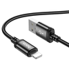 Lightning USB kábel Hoco 2,4A 3 m fekete - 4. kép