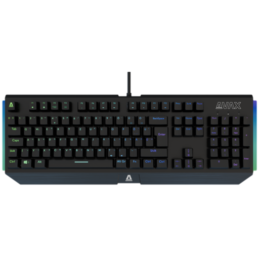 BIL AVAX FS01 Full size mechanikus vezetékes alumínium billentyűzet Outemu piros switch, magyar kiosztás