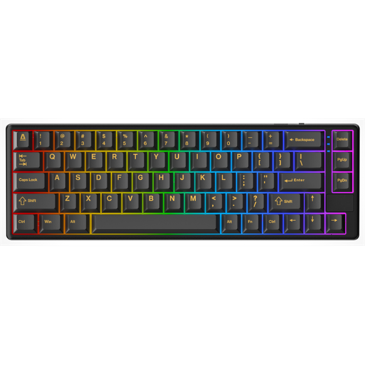 BIL AVAX GM01 PRO 65% RGB tri-mode mechanikus billentyűzet Gateron piros switch, magyar kiosztás