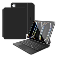 iPad Pro 13” 2024-2025 Fekete Smartcase Magnetic + Keyboard tok