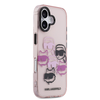 Karl Lagerfeld IML Multi K&CH Heads tok iPhone 17-hez Pink - 2. kép