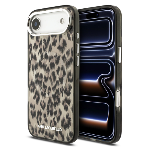 Karl Lagerfeld IML Leopard MagSafe tok iPhone 17 Air barna tok