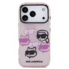 Karl Lagerfeld IML Multi K&CH Heads tok iPhone 17 Pro rózsaszín - 1. kép