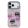 Karl Lagerfeld IML Multi K&CH Heads tok iPhone 17 Pro Max Pink - 1. kép
