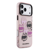 Karl Lagerfeld IML Multi K&CH Heads tok iPhone 17 Pro Max Pink - 2. kép
