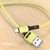 USAMS U52 USB-C 2A Gyors Töltő Kábel 1m sárga SJ436USB03 (US-SJ436) - 0. kép