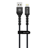 Blavec Cable Raptor fonott - USB to Lightning - 1,5A 2 méter (CRA-UL15BG20) fekete-szürke - 0. kép