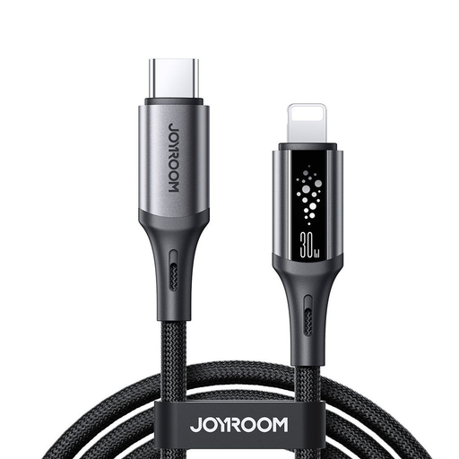 Joyroom S-A60 StarTalk 30W USB-C - Lightning 1,2m - fekete