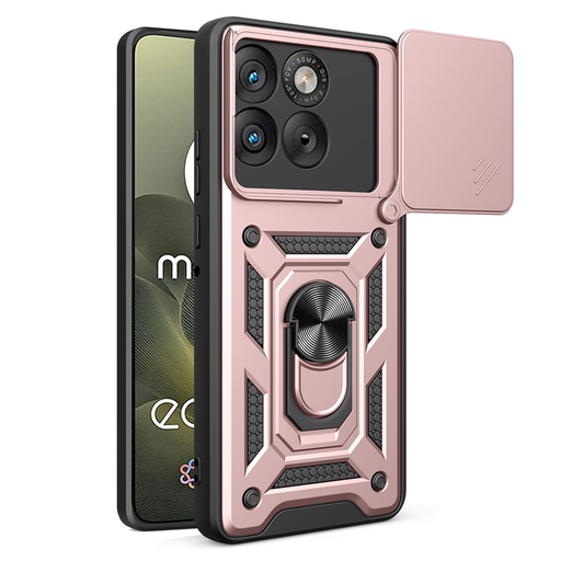 Motorola Edge 70 Techsuit CamShield Series - Rose Gold tok