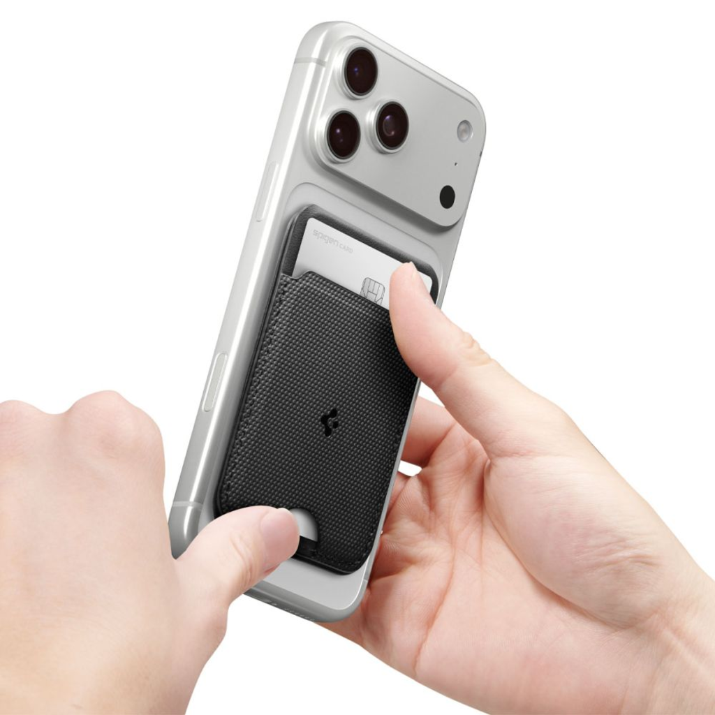 Spigen S314-1 Slim Fold Tripod Wallet Magsafe Fekete - 12