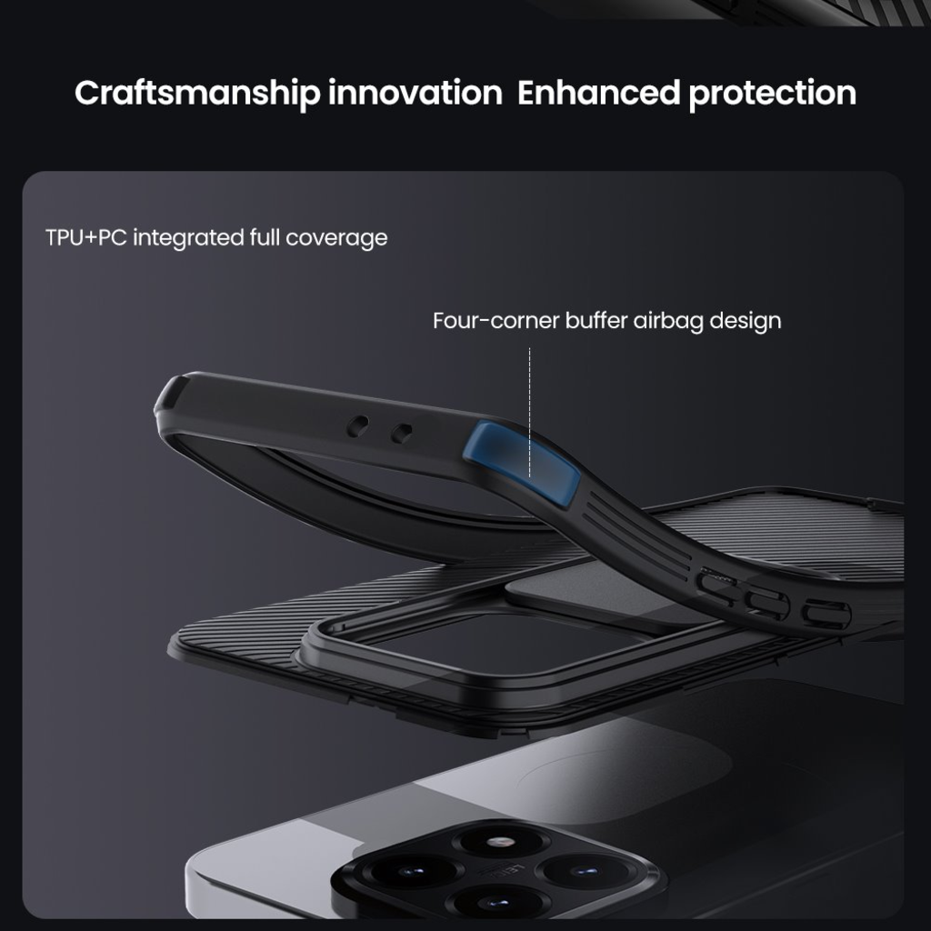 Nillkin CamShield PRO Hard tok Xiaomi 15T Fekete - 5