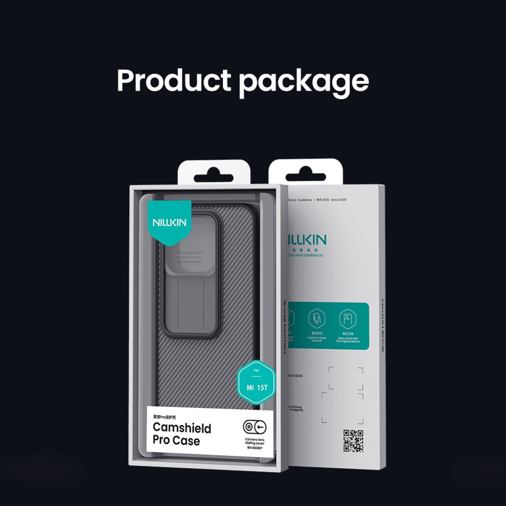 Nillkin CamShield PRO fliptok Xiaomi 15T átlátszó fekete tok - 9