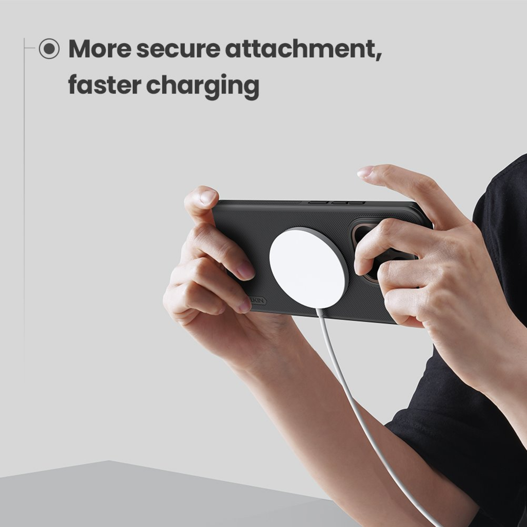 Nillkin Super Frosted PRO Mágneses Hátlap Xiaomi 15T Pro tok Fekete - 3