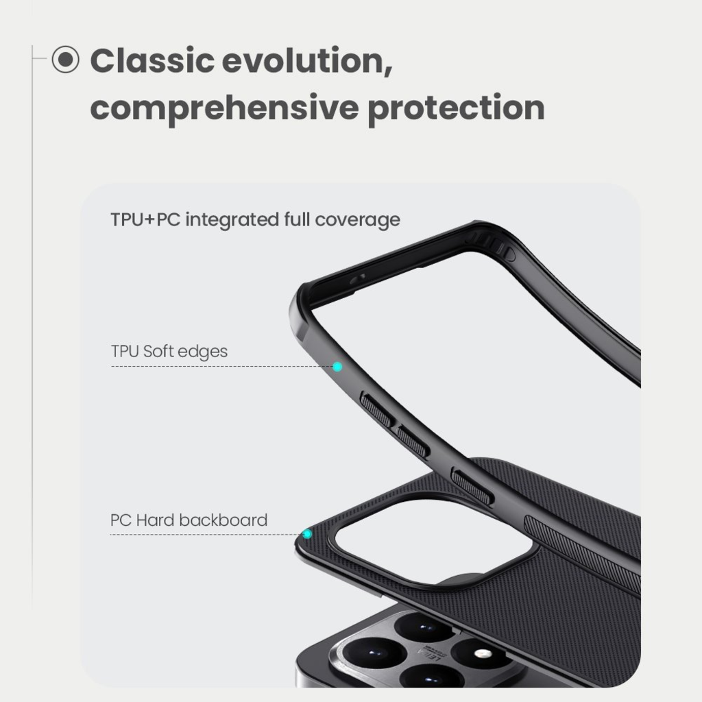 Nillkin Super Frosted PRO Black Xiaomi 15T tok - 4