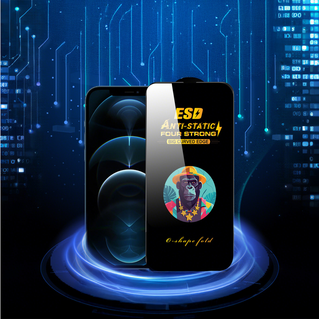 Univerzális edzett üveg 9D OneFit AI-44 6,67' üvegfólia - 5