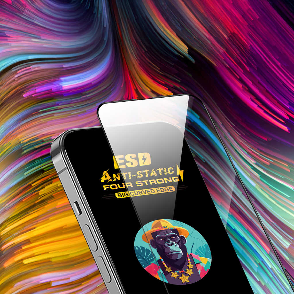 Univerzális edzett üveg 9D OneFit AI-44 6,67' üvegfólia - 3