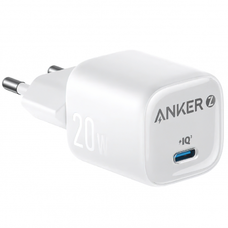 Falitöltő Anker Zolo, 20W, 3A, 1 x USB-C, Fehér