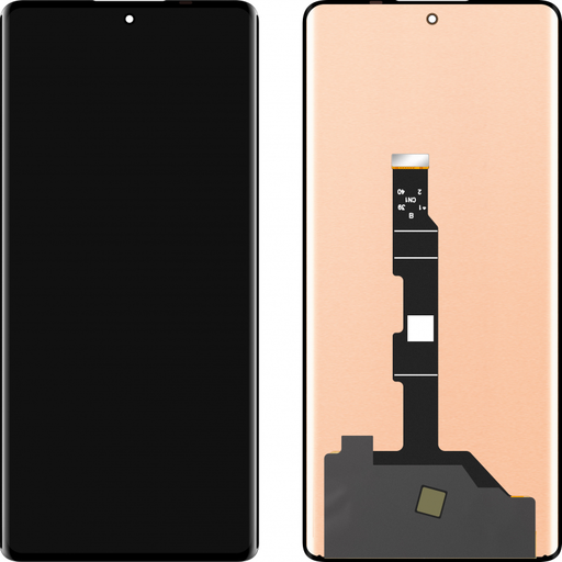 LCD kijelző modul MP Xiaomi Redmi Note 14 Pro 4G, keret nélkül, utángyártott, fekete