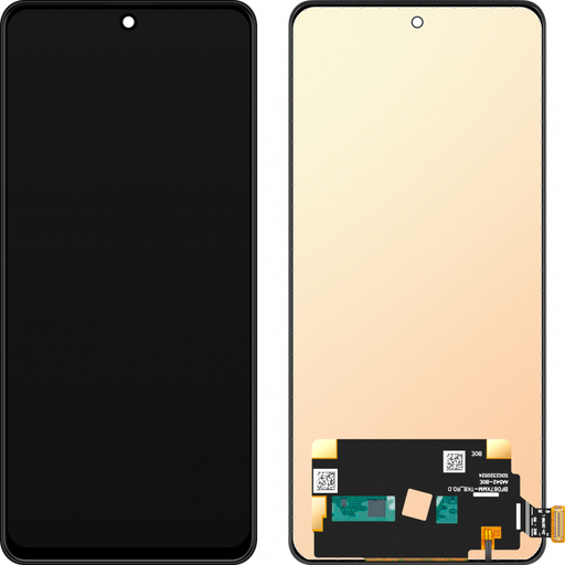 LCD kijelző modul MP Oppo Reno10 Pro, keret nélkül, utángyártott, fekete