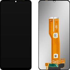 LCD kijelző modul MP Samsung Galaxy A07 4G A075, keret nélkül, utángyártott, fekete