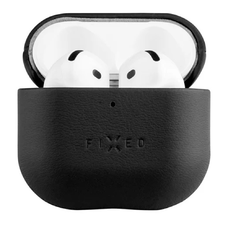 Apple AirPods 4 Fekete Fixed PodsLeather tok (FIXLP-1473-BK)