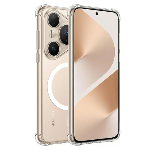 Huawei Pura 80 Pro Techsuit - Shockproof Clear Silicone MagSafe - Clear tok