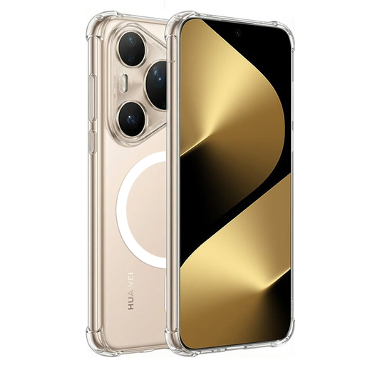 Huawei Pura 80 Ultra Techsuit - Shockproof Clear Silicone MagSafe - Clear tok