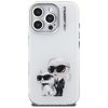 iPhone 16 Pro Max Karl Lagerfeld IML Aquarelle Karl & Choupette & Logo fehér tok - 1. kép