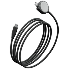 Cable Energea Flow Duo Watch 2-in-1 USB-C to USB-C + Apple Watch töltő 480 Mb/s 60W 1.5m fekete