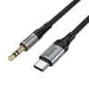 UPA33B USB-C - 3.5mm Audio kábel, 1.5m, fekete - 3. kép