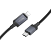 USB-C Lightning kábel Hoco X118 Kijelző, 27W, 1m, Fekete - 2. kép