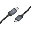 USB-C to USB-C Kábel Hoco X118 Kijelző, 60W, 1m, Fekete - 2. kép