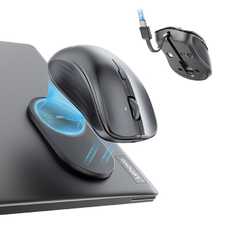 ESR MagMouse Vezeték nélküli egér, 800DPI - 4800DPI, BT / Wi-Fi, Szürke
