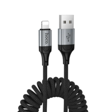 USB-A to Lightning Kábel Hoco X121, 27W, 2.4A, 1.5m, Fekete