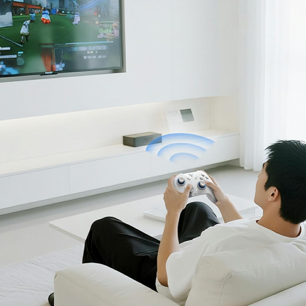 Univerzális Bluetooth játékkontroller Flydigi DIREWOLF 4 fehér - 5