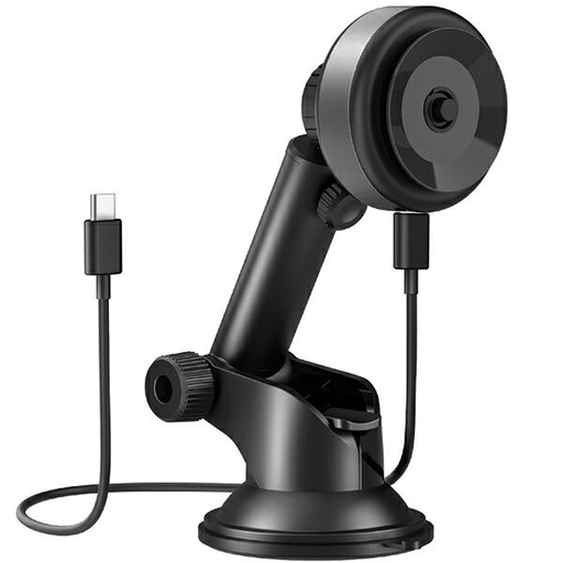 Univerzális ENERGEA AirLock indukciós tartó a műszerfalhoz fekete