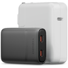 Energea TravelWorld Edge 65W 2xUSB-C PD/PPS/QC3.0 Hálózati USB-C töltő adapter (US/UK/EU) grafit - 0. kép